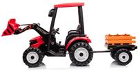 Leistungsstarker 24V Kinder-Aufsitz-Elektrotraktor mit Lader und Anhänger