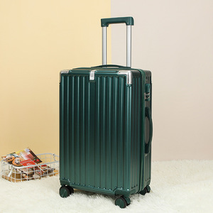 20-Inch Universal Wheel <b>Suitcase</b> Solid Color Swivel Wheels Leisure Travel Large Capacity Durable Case With Combination <b>Lock</b> - Product Image 2