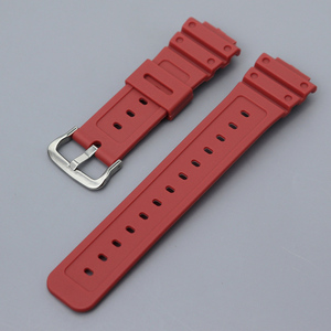 Bracelet de montre en caoutchouc de silicone de remplacement 16 mm pour montre <span class=keywords><strong>Casio</strong></span> <span class=keywords><strong>G</strong></span>-<span class=keywords><strong>Shock</strong></span> GWM5610 DW-<span class=keywords><strong>5600</strong></span> DW6900 - Product Image 6