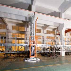 Tables élévatrices électriques d'escalade de grimpeur de mât d'échafaudage d'étape de travail de bâtiment de grande hauteur pour la plate-forme de travail - Product Image 6