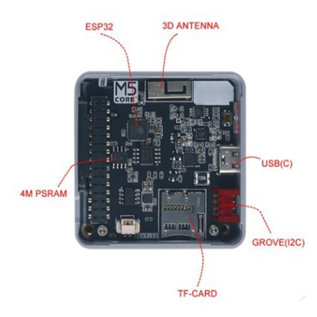 NEW ORIGINAL The official M5Stack incorporates the MPU9250 Small Gray IOT Kit ESP32 development board M5 STEM