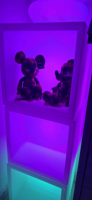 Grands vases lumineux d'extérieur 40*40*40, lumière solaire décorative pour jardin, grand pot, 16 couleurs changeantes, lampe à fleurs LED