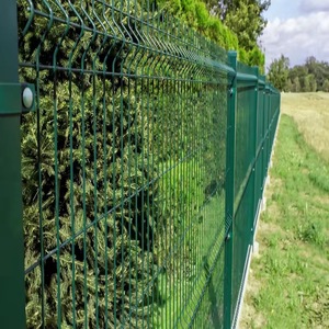 Panneaux de clôture en PVC courbés 3D en fil de fer soudé noir de haute qualité à <span class=keywords><strong>prix</strong></span> abordable pour jardin - Product Image 6