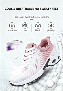 <span class=keywords><strong>Zapatillas</strong></span> Deportivas Casuales de Moda para Mujer, Tallas Grandes 40-44, Novedad de Verano, Transpirables, con Entresuela de EVA y Suela de PVC - Product Image 5
