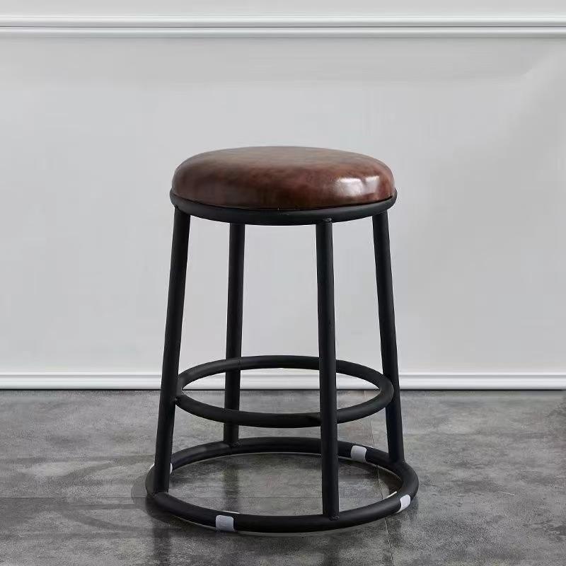 Cadre en acier au carbone noir à tissage uni marron de 45 cm de hauteur