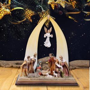 2025 Statue de la scène de <span class=keywords><strong>naissance</strong></span> de Jésus, histoire de Jésus, décoration d'hiver - Product Image 2