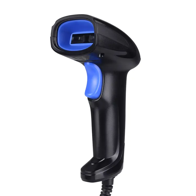 Blue Tooth Barcode Scanner Compatible With 2.4G Wireless Bluetooth Function Wired Connection Connect Smart Phone Tablet