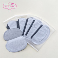 Produits sous le col de 1 dollar Chemises jetables élastiques Soutien-gorge absorbant anti-transpirant pour le cou Coussin de sueur jetable non tissé