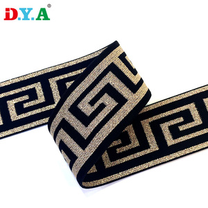 Nhà Máy Bán buôn độ đàn hồi cao lớn tường lưới bóng lurex <span class=keywords><strong>Jacquard</strong></span> đàn hồi cho phụ kiện may mặc - Product Image 5