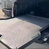 Accessoires en alliage d'aluminium 4x4, plateau coulissant pour benne de pick-up, tiroirs de chargement pour pick-up, plateau coulissant pour benne de pick-up pour Mitsubishi L200