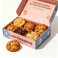 Boîtes d'expédition personnalisées de qualité alimentaire, boîtes cadeaux de luxe, boîtes à biscuits, boîtes à macarons, boîtes à pâtisserie, boîtes à bonbons, boîtes à gâteaux, emballages avec logo