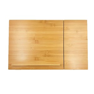 Bamboo Framed <b>Tray</b> Rectangle Foldable <b>Storage</b> <b>Tray</b> For Tea Snacks Household Use - Product Image 1