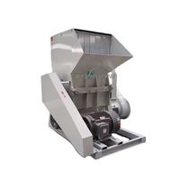 Broyeur de plastique de 15 CV pour le recyclage des bouchons de bouteilles en PET, garantie