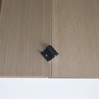 Revêtement mural extérieur ignifuge, imperméable et écologique en WPC, finition texture bois pour villas, hôtels, appartements, façades