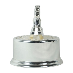 Hộp Nhạc Đính Pha Lê Để Bàn Băng Chuyền Với Tượng Ngựa, Đồ Trang Trí Trang Trí Nhà Cửa Trang Trí (Mạ Bạc) - Product Image 6