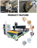 Routeur CNC 1325 pour le bois, moteur simple, système PLC Syntec, machine de gravure et de traitement pour panneaux de porte en MDF, PP, PVC et meubles