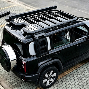 Aluminum Car Roof Luggage Rack <b>Baskets</b> Side Ladder Side Box Side Tent Roof Box Loading Series <b>for</b> Beijing BJ40 - Product Image 5