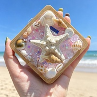 Aimants de réfrigérateur créatifs en forme de coquillage de Qingdao, brise marine, souvenir de bord de mer, cadeaux créatifs en gros