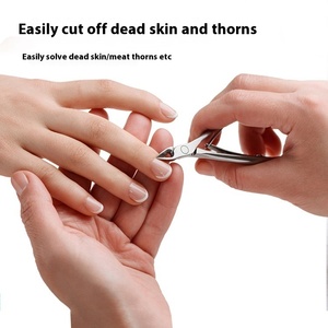 Ventes directes Mâchoire en acier inoxydable 5MM Coupe-ongles et coupe-ongles Pinces à cuticules Outils <span class=keywords><strong>de</strong></span> manucure Outils <span class=keywords><strong>de</strong></span> soin des ongles pour les manucures - Product Image 3