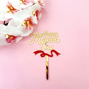 Nouveaux produits pour la fête des mères, décoration de gâteau en acrylique, meilleure <span class=keywords><strong>maman</strong></span> de tous les temps, décoration de gâteau à double étage, fournitures de décoration de gâteau pour fête d'anniversaire - Product Image 4