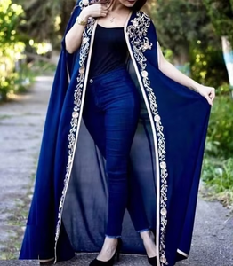 Veste de travail à broderie lourde pour femmes, style indien/pakistanais, robe de soirée de mariage, grande taille-2019 - Product Image 4