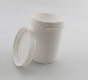 Vente en gros 1000ml 1000g 1L PP Grande bouteille à large ouverture Pot de crème en plastique vide pour soin des cheveux Crème Vera Gel - Product Image 4