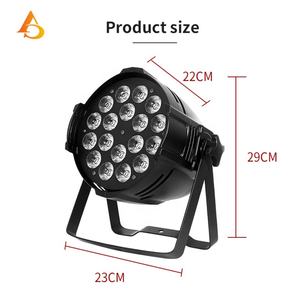Equipo de Iluminación para Discotecas, Luz LED Par 6 en 1 RGBWA UV de 18x18w - Product Image 6