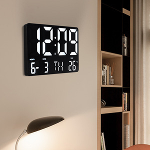 Sveglia Intelligente Multifunzionale Personalizzata, <span class=keywords><strong>Orologio</strong></span> Digitale <span class=keywords><strong>da</strong></span> Scrivania per <span class=keywords><strong>Arredamento</strong></span> Casa, Grande Display LED <span class=keywords><strong>Moderno</strong></span>, Orologi Digitali <span class=keywords><strong>da</strong></span> <span class=keywords><strong>Parete</strong></span> per Casa - Product Image 2