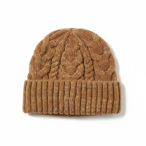 Wholesale High Quality 100% Acrylic Breathable <b>Waterproof</b> Winter Knitted <b>Beanie</b> Caps Custom Logo Unisex Adults Best Seller Low - Product Image 1