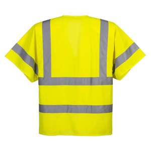 PORTWEST - C372YERXXXL Gilet jaune à manches mi-hautes avec fermeture éclair-EAN 5036108351664 HI-VIS WORKWEAR - Product Image 2