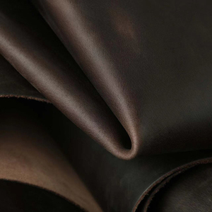 Tela de Cuero Genuino de Vaca 100% Puro, Piel de Vacuno Real Curtida al Vegetal con Cera de Aceite Tochigi de Color - Product Image 3