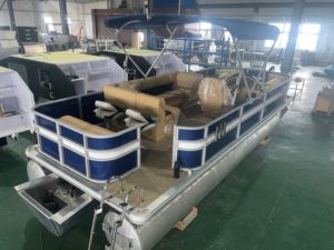 <span class=keywords><strong>Bateau</strong></span> à ponton <span class=keywords><strong>en</strong></span> aluminium <span class=keywords><strong>de</strong></span> 7 m (22 pieds) <span class=keywords><strong>de</strong></span> la série <span class=keywords><strong>de</strong></span> pêche 2025, <span class=keywords><strong>bateau</strong></span> <span class=keywords><strong>de</strong></span> plaisance familial pour le lac, yacht à vendre - Product Image 6