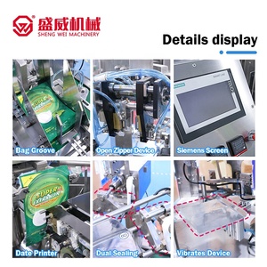 Máy đóng gói dạng túi đứng, túi doypack, túi hàn miệng sẵn, dùng cho sữa, dầu cọ, mật ong, sữa chua, nước uống, súp, mứt, dầu gội, bơ, kem, chất lỏng dạng tuýp. - Product Image 4