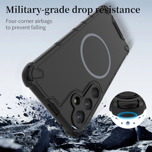 Không Thể Phá Vỡ Phổ Classy Chống Sốc Trường Hợp Điện Thoại Với Từ Tính Sạc Không Dây Chức Năng Cho <span class=keywords><strong>Samsung</strong></span> A25 A34 A35 A54 A55 - Product Image 3