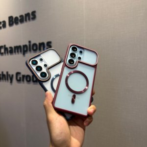 เคสโทรศัพท์แม่เหล็กสีพื้นแบบใหม่สำหรับ <span class=keywords><strong>Vivo</strong></span> V70 V60 V50 V40 V30 <span class=keywords><strong>Pro</strong></span> <span class=keywords><strong>V29</strong></span> <span class=keywords><strong>Pro</strong></span> เคสป้องกันแบบเรียบง่ายสำหรับผู้ชายและผู้หญิง - Product Image 4