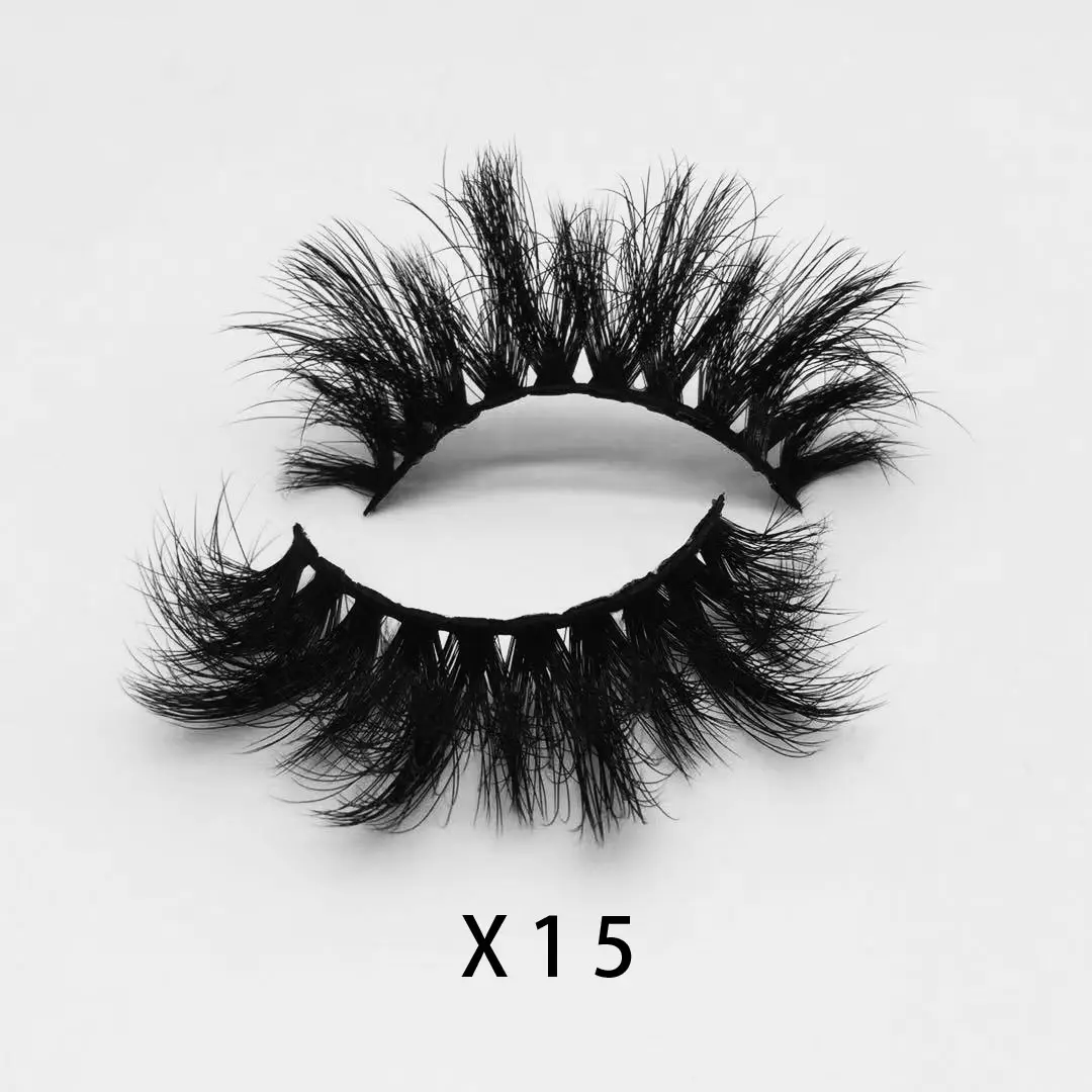 2022 ready to ship new Russian faux mink eyelash factory wholesale 20mm 3D full strip eye lash glitter lashes with private logo