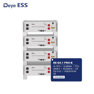 Deye Lithium-Ionbatterijen Lifepo4 SE-G5.1Pro -B RW-M6.1 BOS-G Pro Rack Gemonteerd Energieopslagsysteem - Product Image 1