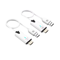 Cable extensor HDTV inalámbrico de 30m, transmisor de Audio y vídeo, receptor, adaptador de pantalla para ordenador portátil, PC, TV, Monitor, proyector, uso doméstico