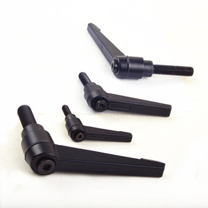 120mm Khoảng cách nhựa vuông xử lý thiết bị xử lý đen Nylon cách nhiệt gia cố nhựa xử lý phụ kiện tự động hóa - Product Image 6