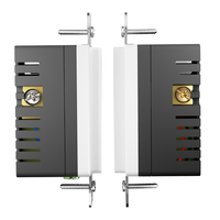 Nachttisch-USB-Ladeanschluss 15A 125VAC USB-A USB-C 3.1A USB-Ausgang 5V DC Fest Verdrahtet Manipulationsgeschützt für Mobiltelefon-Aufladung
