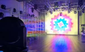 Luz de Escenario LED DMX512 AC100-240V 37 LEDs con Efectos de Vórtice Caleidoscopio, Carcasa de Aluminio y Plástico para DJ y Conciertos - Product Image 6