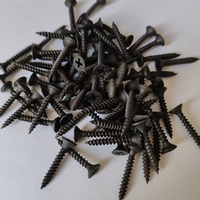 Vis à cloison sèche en gros d'usine chinoise M3.5 à filetage fin et grossier 16mm 25mm 40mm en acier au carbone C1022A zingué noir
