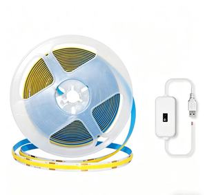 Kit de Bande LED COB USB 5V 8mm Blanc Chaud avec Interrupteur Tactile, Indice de Protection IP20, IRC Ra80, Corps en Aluminium, Lampe de Décoration pour Machine à Coudre - Product Image 3