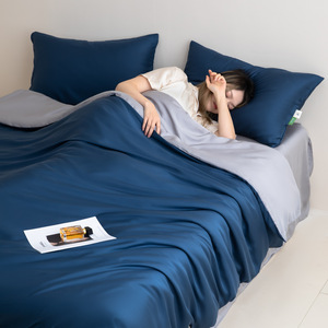 Draps rafraîchissants en Lyocell taille Queen, ensemble de draps doux et soyeux avec poche profonde de 16 pouces, respirants - Product Image 6