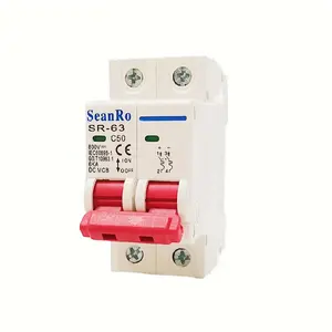 SunRo heißer-verkauf DC mini circuit breaker 20 amp 2 pole gfci circuit breaker mit draht