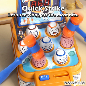 2 Người Chơi Điện Búa Trẻ Em Tương Tác Vui Chống Căng Thẳng Đồ Chơi Whack Một Nốt Ruồi Trò Chơi Máy Hội Đồng Quản Trị Trò Chơi Cho Trẻ Em Với Âm Nhạc Ánh Sáng - Product Image 3