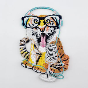 Biểu Tượng Tùy Chỉnh & Màu Sắc Động Vật Thêu Các Bản Vá Lỗi Trong Số Lượng Lớn Miễn Phí <span class=keywords><strong>Mockup</strong></span> Phù Hiệu Sản Phẩm - Product Image 4