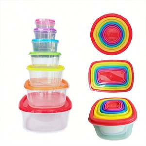 Storage <b>Containers</b> <b>with</b> <b>Lids</b>, Cereal Storage <b>Container</b> <b>Plastic</b> Airtight <b>Food</b> Storage <b>Containers</b> Snacks and Sugar 4 Piece Set - Product Image 4