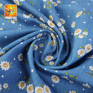 कपड़ों के लिए <span class=keywords><strong>100</strong></span>% कपास डेनिम प्रिंट कपड़े - Product Image 3