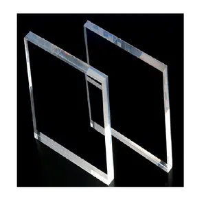Feuille de polycarbonate solide verre plexi acrylique panneau PMMA feuille de plastique avec prix bon marché d'usine